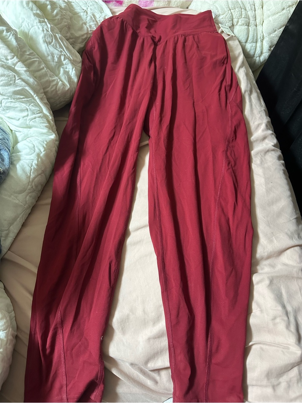 FP Movement by Free People Burgundy Track Joggers